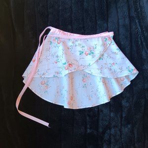 Mini Wrap Skirt Floral Skirt High Low Coverup BalletcoreNEW